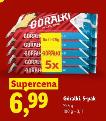 Wafelki Góralki 5-pak promocja w Lidl