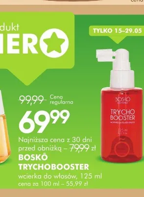 Wcierka do włosów Bosko Trychobooster promocja w Super-Pharm