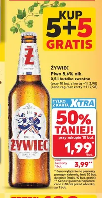Piwo Żywiec promocja w Kaufland