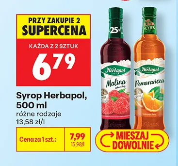 Syrop Herbapol Pomarańcza promocja w Biedronka