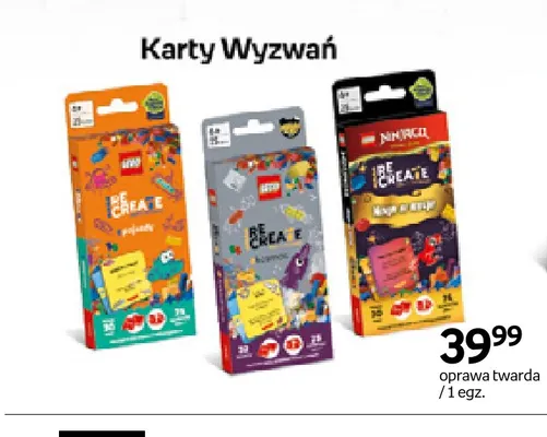 Karty wyzwań Be Create LEGO — wariant nieczytelny 2 promocja w Empik