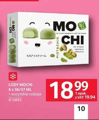 Lody Mochi Pistachio 6-pak promocja w Selgros
