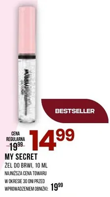 Żel do brwi, 10ml promocja w Drogerie Natura