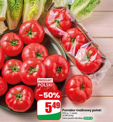 Pomidor malinowy polski promocja w Dino