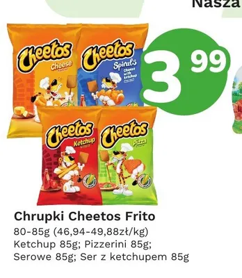 Chrupki Cheetos Ketchup promocja w Limonka