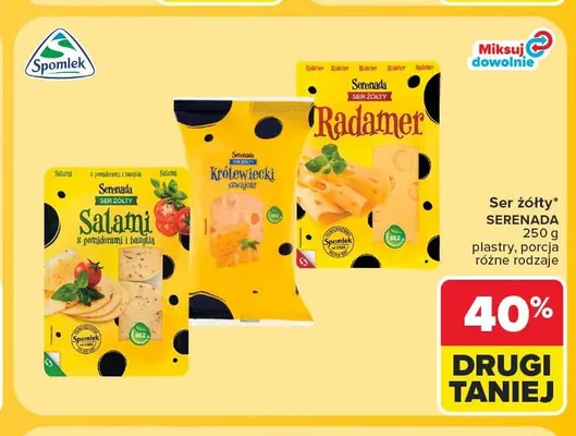 Ser żółty Radamer Serenada promocja w Carrefour