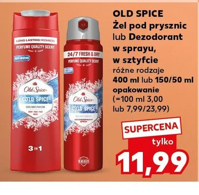 Żel pod prysznic OLD SPICE promocja w Kaufland