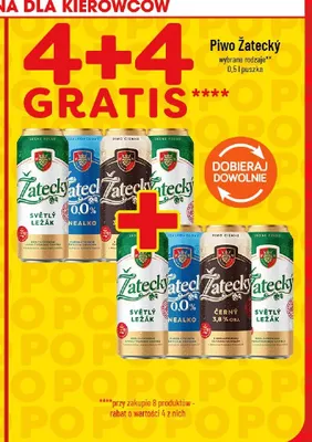 Piwo Žatecký Světlý Ležák promocja w POLOmarket