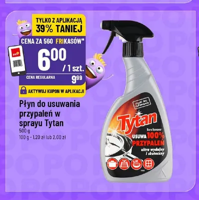 Płyn do usuwania przypaleń w sprayu Tytan promocja w POLOmarket