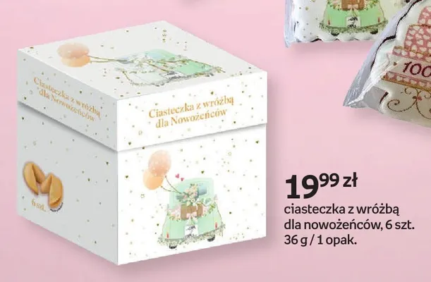 Ciasteczka z wróżbą dla nowożeńców promocja w Empik