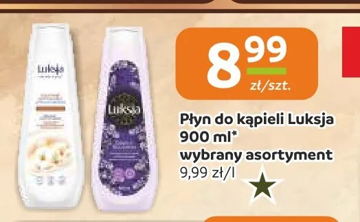 Płyn do kąpieli Luksja promocja w Społem Częstochowa