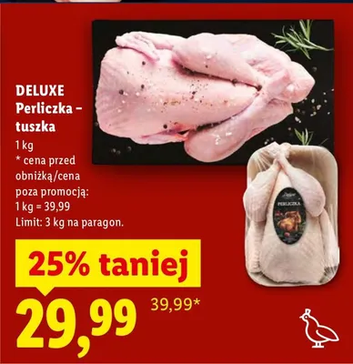 Perliczka - tuszka promocja w Lidl