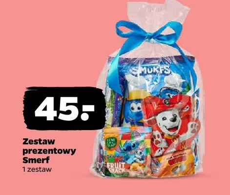 Zestaw prezentowy Smerf promocja w Netto