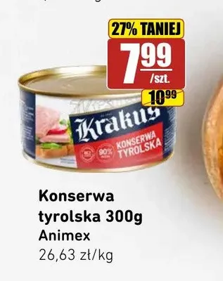 Konserwa tyrolska Krakus promocja w API Market