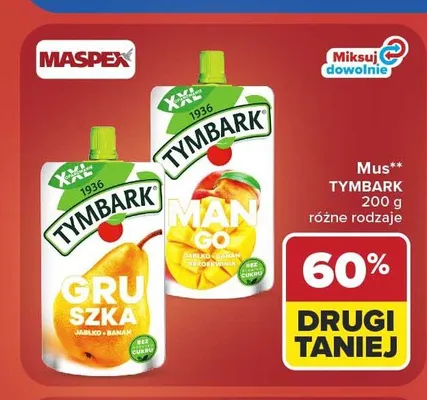 Mus Tymbark promocja w Carrefour