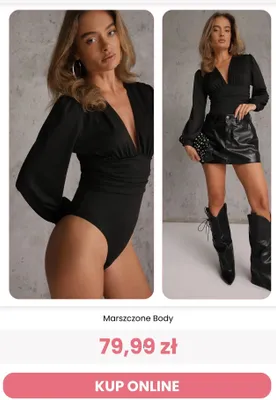 Marszczone body Reneé promocja w Renee