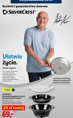 Przystawka do gotowania na parze do termorobota MC Compact promocja w Lidl
