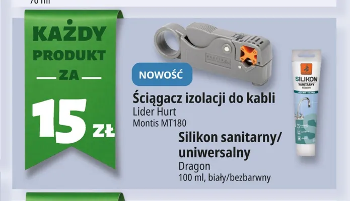 Silikon uniwersalny Dragon promocja w Leclerc