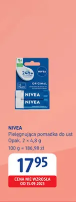Pielęgnująca pomadka do ust 2-pak Nivea promocja w Drogerie DM