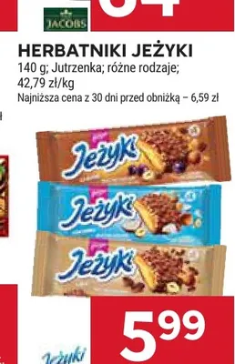 Herbatniki Jeżyki Jutrzenka promocja w Stokrotka