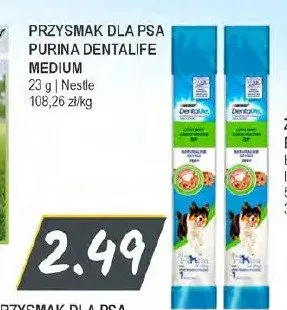 Przysmak dla psa Purina Dentalife Medium promocja w Słoneczko