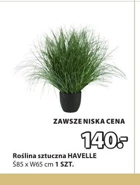 Roślina sztuczna HAVELLE Ś85xW65cm promocja w Jysk