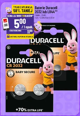 Baterie Duracell 2032 2-pak promocja w POLOmarket