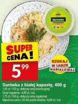 Surówka z białej kapusty promocja w Twój Market