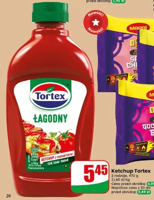 Ketchup Tortex promocja w Dino