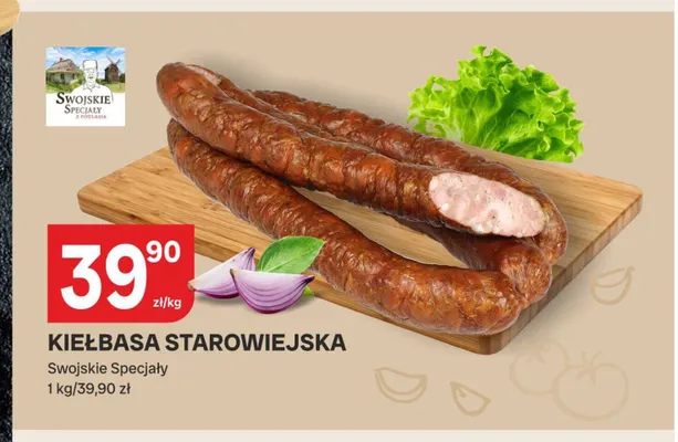 Kiełbasa Starowiejska Swojskie Specjały promocja w Chorten