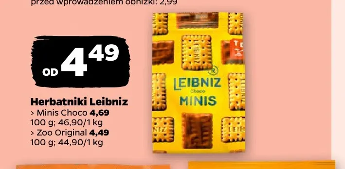 Herbatniki Leibniz Zoo Original promocja w Netto