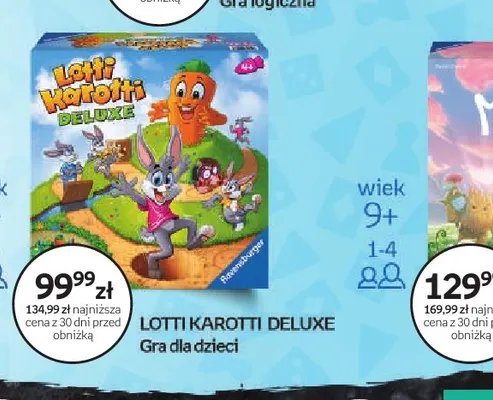 Gra dla dzieci Lotti Karotti Deluxe promocja w Empik