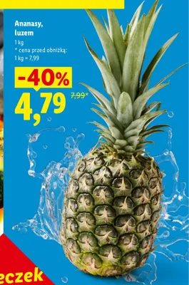 Ananas luzem promocja w Lidl