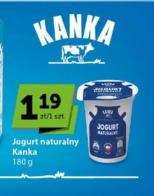 Jogurt naturalny Kanka promocja w Groszek
