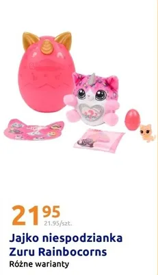 Jajko niespodzianka Rainbocorns, różne warianty promocja w Action