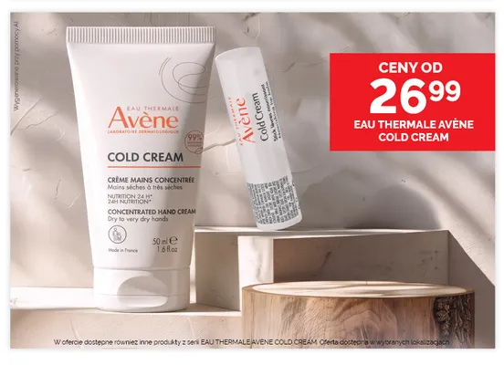 Skoncentrowany krem do rąk Eau Thermale Avène Cold Cream promocja w Ziko Dermo