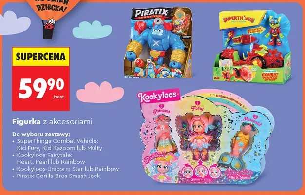 Figurka z akcesoriami Kookyloos Fairytale: Pearl promocja w Biedronka
