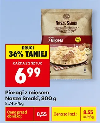 Pierogi z mięsem promocja w Biedronka