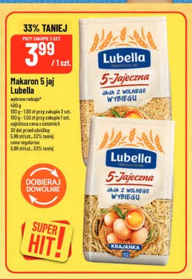 Makaron 5 jaj Krajanka Lubella promocja w POLOmarket
