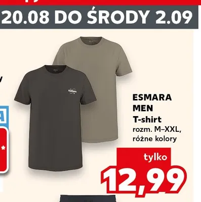 T-shirt męski Esmara promocja w Kaufland