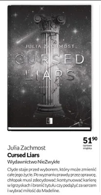 Książka Cursed Liars promocja w Empik