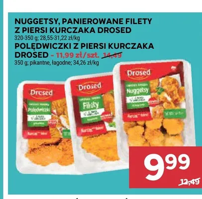 Polędwiczki z piersi kurczaka pikantne Drosed promocja w Stokrotka