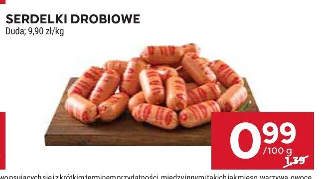 Serdelki drobiowe promocja w Stokrotka