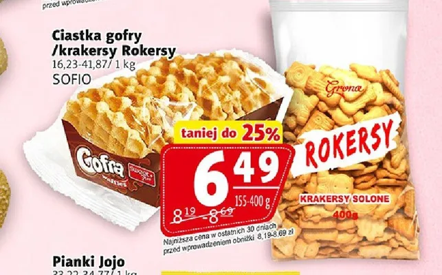 Krakersy Rokersy Grona promocja w Prim Market
