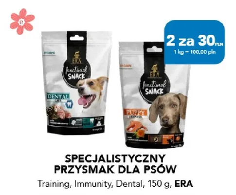 Specjalistyczny przysmak dla psów Training, Immunity, Dental promocja w Aquael zoo