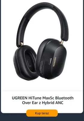 Słuchawki nauszne Ugreen HiTune Max5c promocja w Amazon