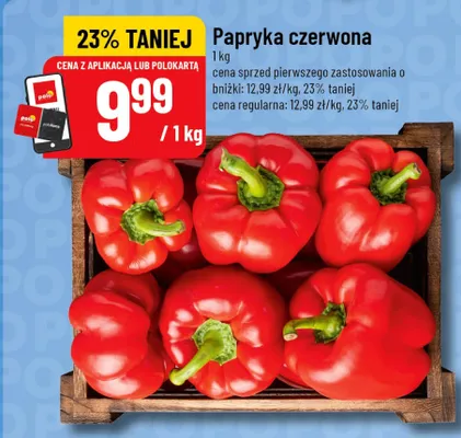 Papryka czerwona promocja w POLOmarket