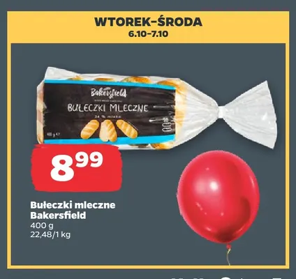 Bułeczki mleczne Bakersfield promocja w Netto