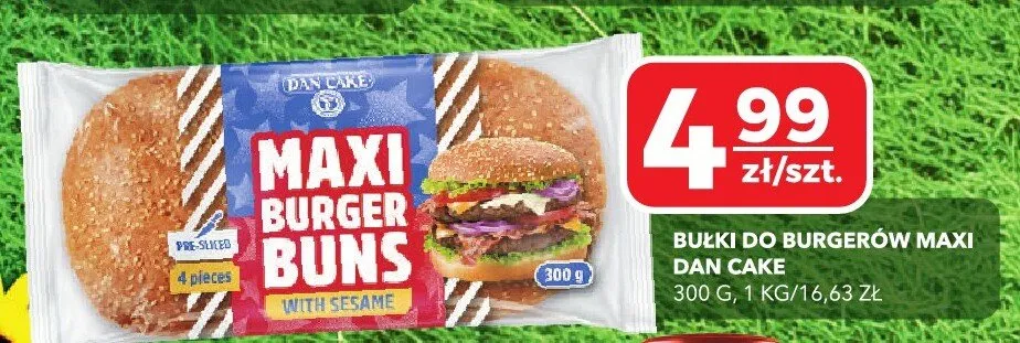 Bułki do burgerów Maxi Dan Cake promocja w Top Market