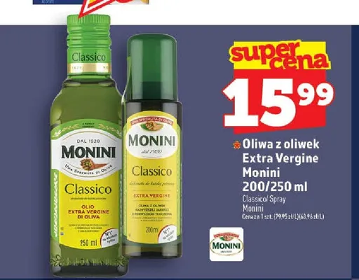 Oliwa z oliwek Extra Vergine Monini Classico Spray promocja w TOPAZ